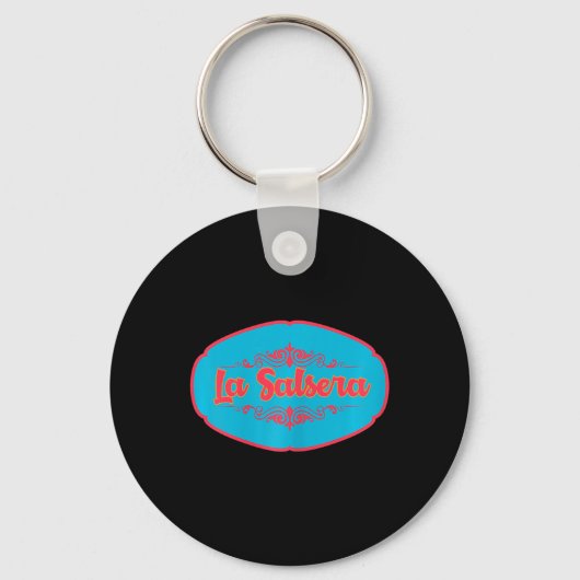 Vrouwen Salsa Dancer la Salsera' Sleutelhanger (Voorkant)