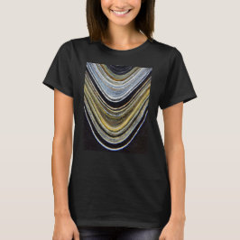 Vrouwen Saturn T-shirt, vet grafische ruimte afbee T-shirt