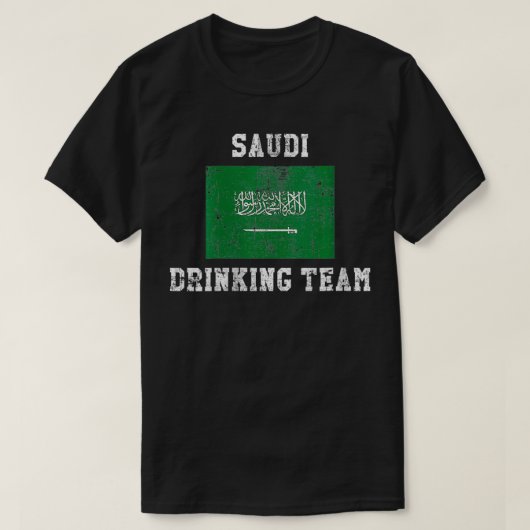 Vrouwen Saudische Drink teams Funny National Pride T-shirt (Design voorkant)