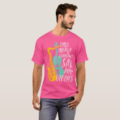 Vrouwen Sax en violen Grappige saxofonist Orch T-shirt (Voorkant volledig)