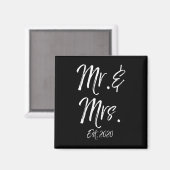 Vrouwen Schattige bijpassende bruid bruidegom Huwe Magneet (Voorkant / Achterkant)