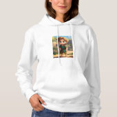 Vrouwen, Schattige Kinder Design Basic Hoodie Swea (Voorkant)