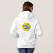 Vrouwen, Schattige Kinder Design Basic Hoodie Swea (Achterkant volledig)