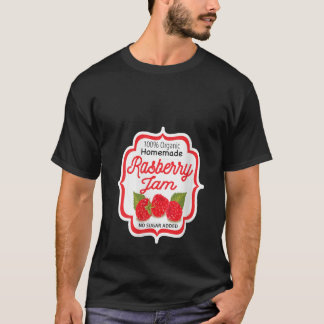 Vrouwen Schattige Zelfgemaakte Raspberry Jam Gemak T-shirt