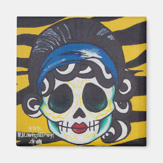 Vrouwen schedelmagneet magneet