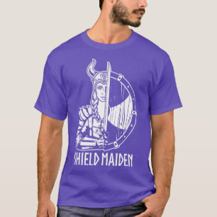 Vrouwen schilden meisjes Viking T-shirt
