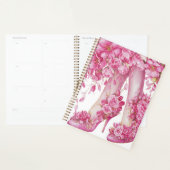 Vrouwen schoenen met bloemen planner (Display)