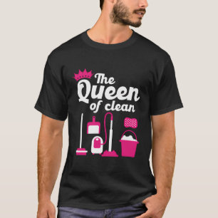 Vrouwen School Bewaarster Janitress De Koningin va T-shirt