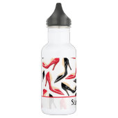 Vrouwen schoten hoog op 32 oz. waterfles  (Links)