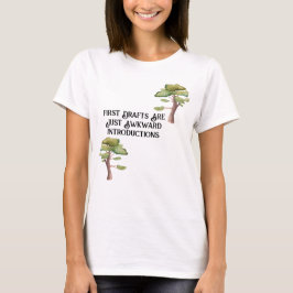 Vrouwen Schrijver Tshirt - Eerste Concepten