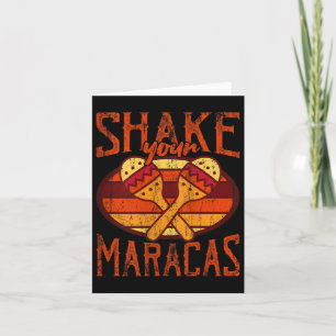 Vrouwen schudden je Maracas Shirt Cinco de Mayo ca Kaart
