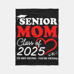 Vrouwen Senior Mom 2025 CL van 2025 Trotse moeder  Fleece Deken