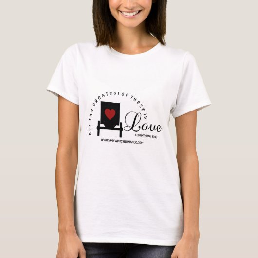 vrouwen shirt 1 Korintiërs 13:13 (Voorkant)