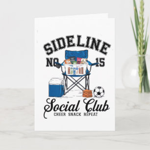Vrouwen Sideline Social Club Voetbal Moeder Wedstr Kaart
