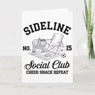 Vrouwen Sideline Social Club Voetbal Moeder Wedstr Kaart