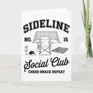 Vrouwen Sideline Sociale Club Voetbal Moeder Wedst Kaart