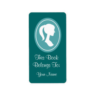  vrouwen silhouet boekenplaten Stickers cadeau