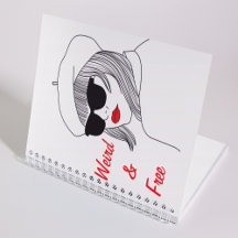 Vrouwen Silhouette Rood & Wit Feministische Quote