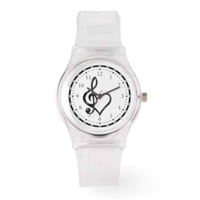 Vrouwen silicium band polshorloge horloge (Voorkant)