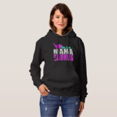 Vrouwen Single Mama Saurus Dinosaur Voor Moeder's Hoodie (Voorkant volledig)