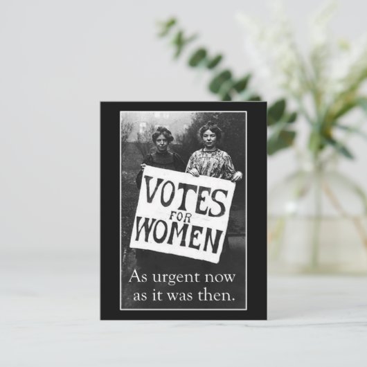 vrouwen Sjabloon Briefkaart (Staand voorkant)