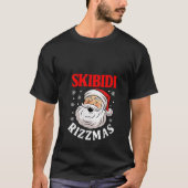 Vrouwen Skibidi Rizzmas Kerstmis Rizz Kerstman T-shirt (Voorkant)