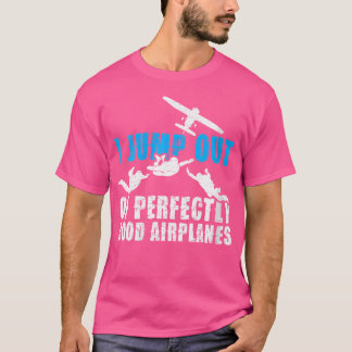 Vrouwen Skydive Skydiving Helmet Skydiving Gears S T-shirt
