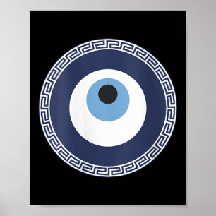 Vrouwen slecht oog het oog van de bescherming van  poster