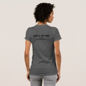 Vrouwen Slim Fit Seed in het Zand T-shirt (Achterkant volledig)