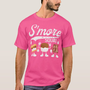 Vrouwen Smore Squad Camping Kampvuur Chocolade Mar T-shirt