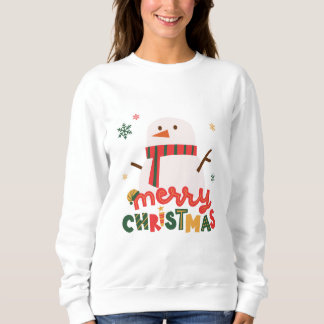 Vrouwen sneeuwman kerst Shirt