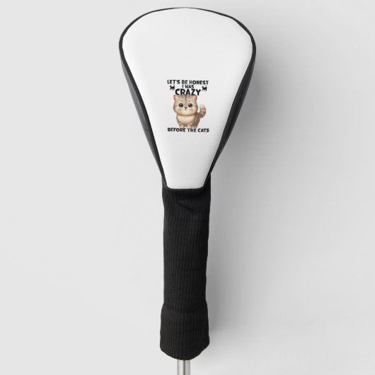 Vrouwen Snoep Geef me gewoon Cats Funny Golfheadcover (Voorkant)