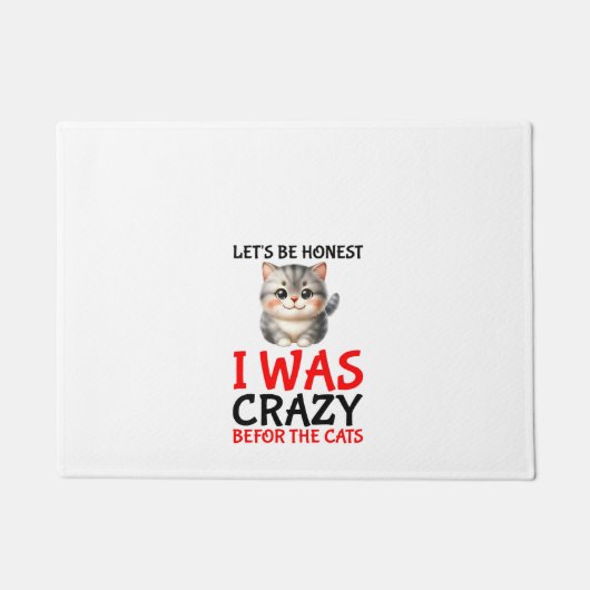 Vrouwen Snoep Just Give Me Cats Grappig ontwerp Deurmat (Voorkant)