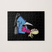 Vrouwen Snowmobiing Legpuzzel (Horizontaal)