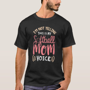 Vrouwen Softbal Graphic Vrouwen En Softbal Moeder T-shirt