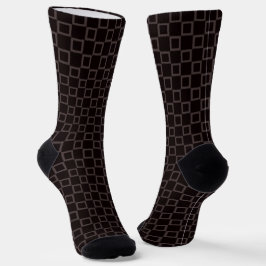 Vrouwen sokken, Bruin Café Latte classic design Sokken