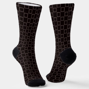 Vrouwen sokken, Bruin Café Latte classic design Sokken