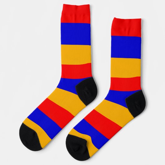 Vrouwen sokken met vlag van Armenië (Links)