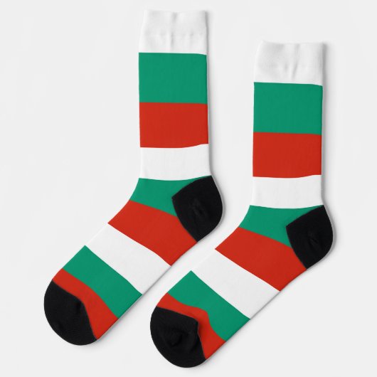 Vrouwen sokken met vlag van Bulgarije (Links)