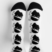 Vrouwen sokken onder de vlag van Corsica, Frankrij (Top)