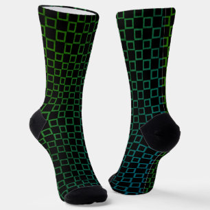 Vrouwen sokken, Zwart Groen classic design Sokken