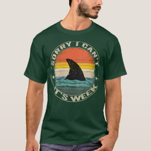 Vrouwen , sorry dat ik zijn week grappige haai ver t-shirt