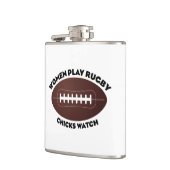 Vrouwen spelen Rugby, Chicks Watch Heupfles (Links)