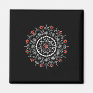 Vrouwen Spirituele Bloem Mannen Mandala Yoga Medit Magneet