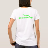 Vrouwen St. Patrick's Day T-shirt (Achterkant)