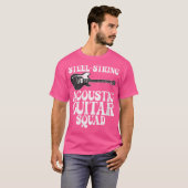 Vrouwen Staal String Akoestische Gitaar Instrument T-shirt (Voorkant volledig)