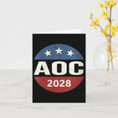 Vrouwen  Stem Alexandria Ocasio-cortez Presi Kaart (Gele Bloem)