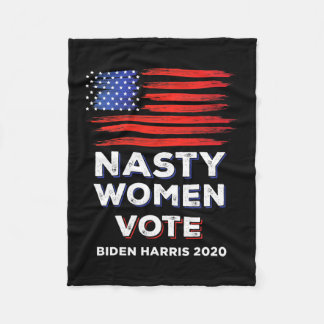 Vrouwen Stem Biden Harris 2020 USA Vlag Gift Fleece Deken