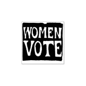 Vrouwen stembord rubberstempel (Afrduk)