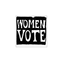 Vrouwen stembord rubberstempel